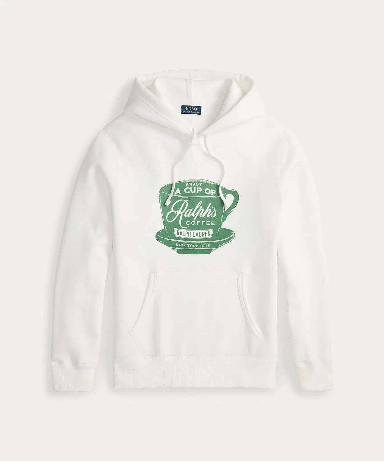 Флисовая худи Ralph's Coffee, белый — фото 2