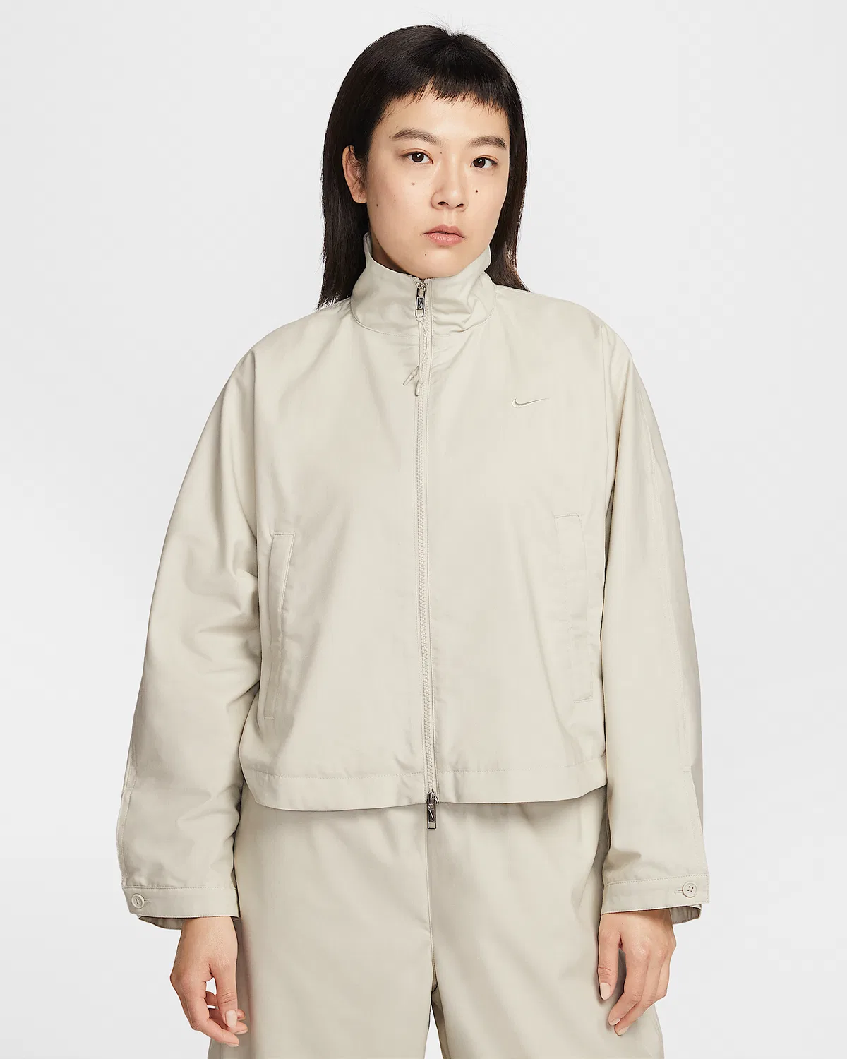 Женская оверсайз-куртка Nike Sportswear, Light Bone/Heather/Light Bone