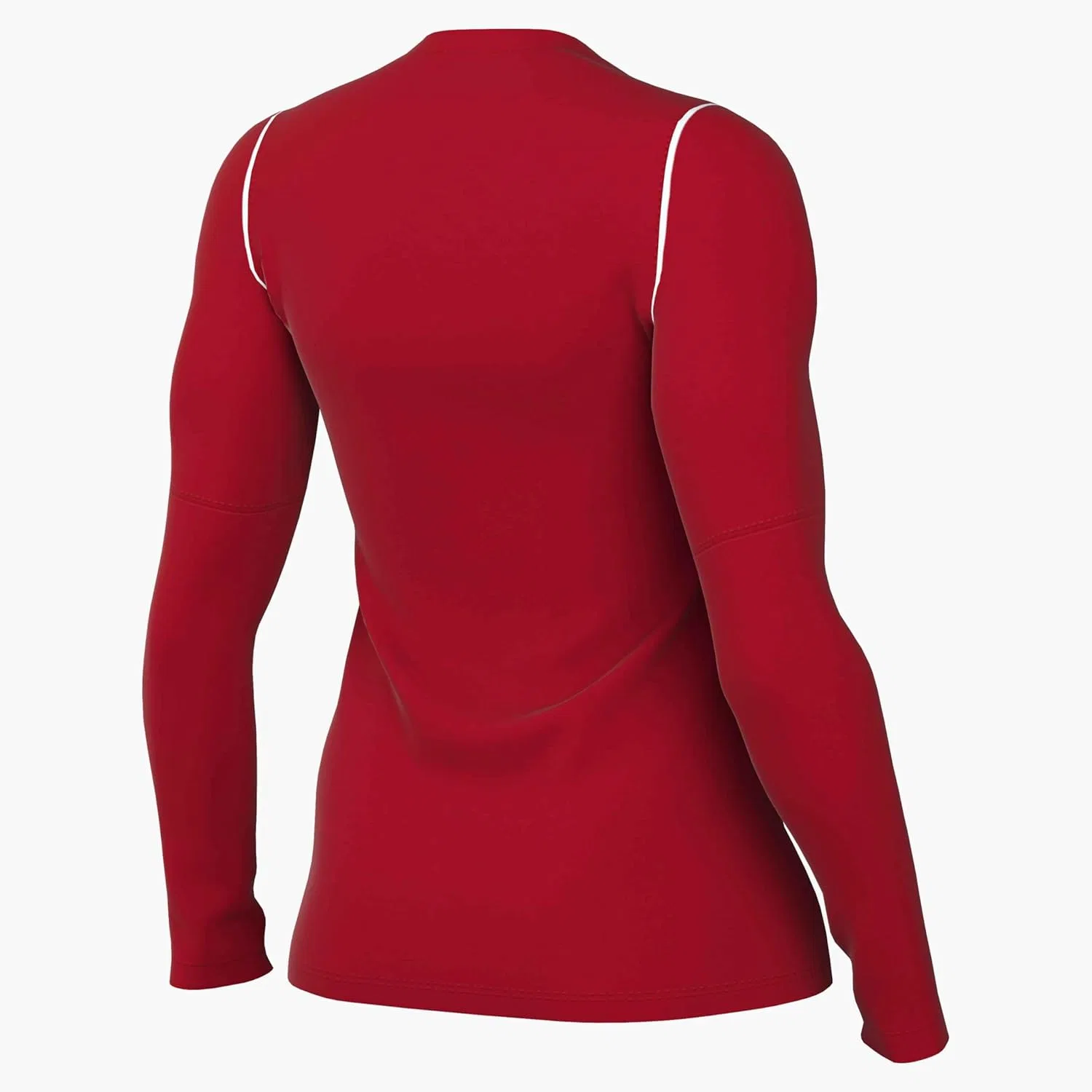 Кроп-топ женский Dri-FIT Nike, красный/белый — фото 2
