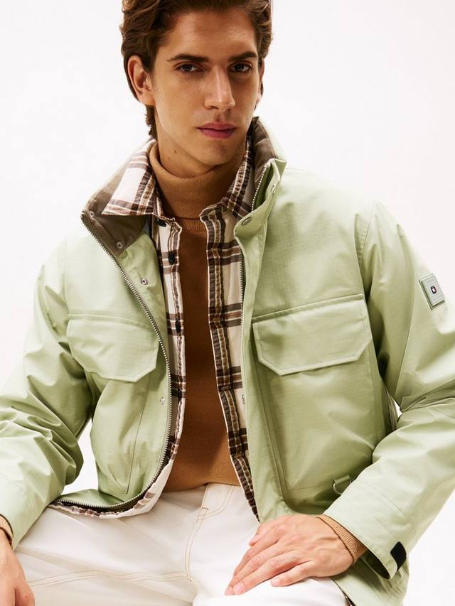 Ветрозащитная куртка-вадер из хлопковой смеси Tommy Hilfiger — фото 3