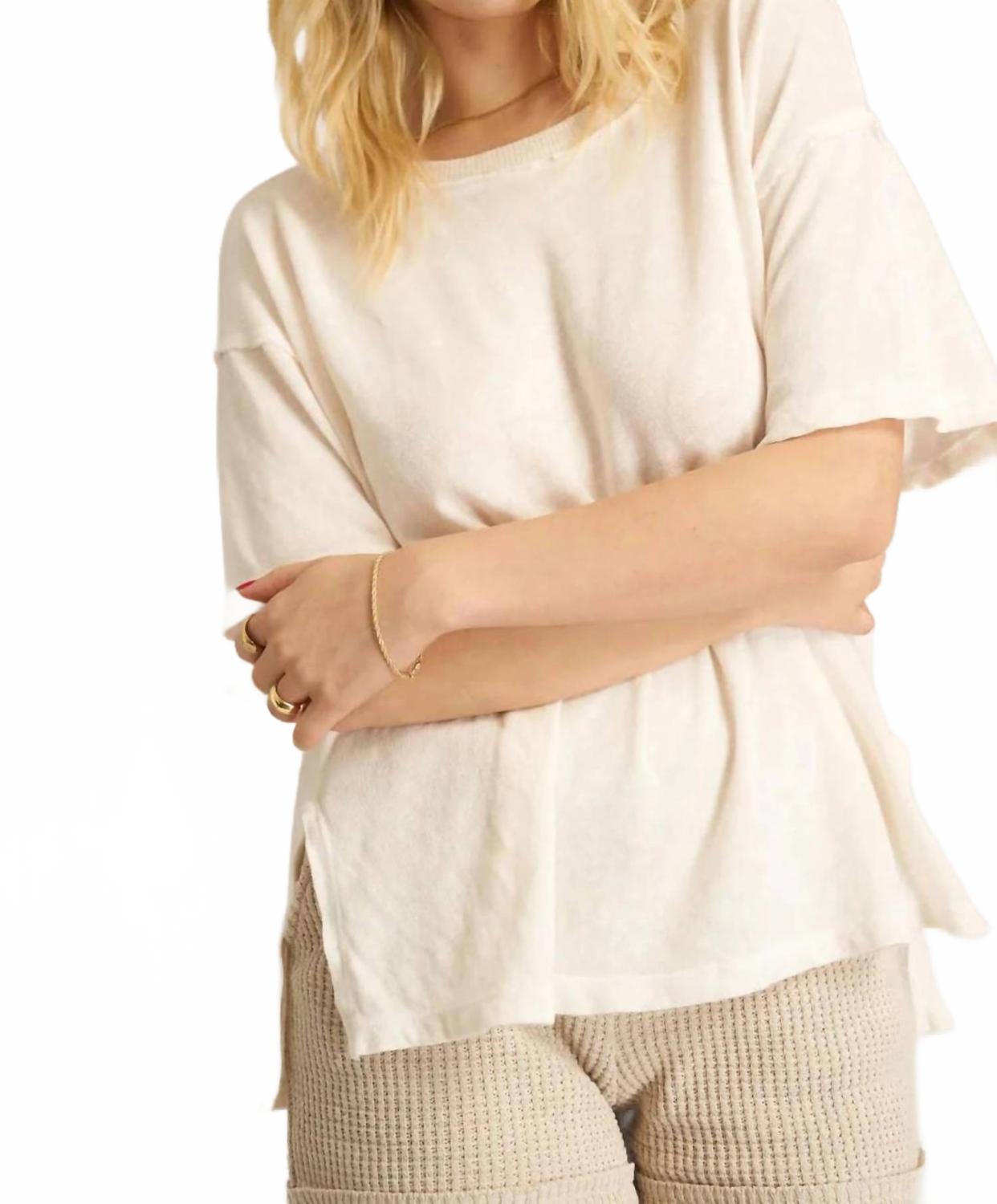 

Футболка Por Vida с фактурным узором в перламутре PROJECT SOCIAL T, Mother Of Pearl