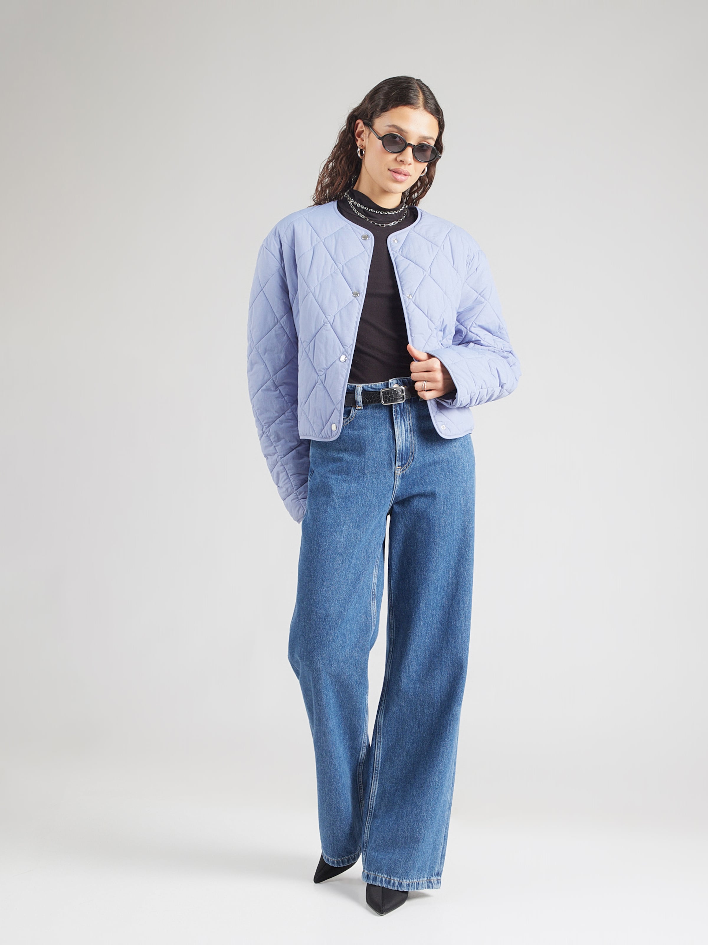 BOSS Куртка межсезонная 'C_Paressa' в цвете Dusty Blue — фото 4