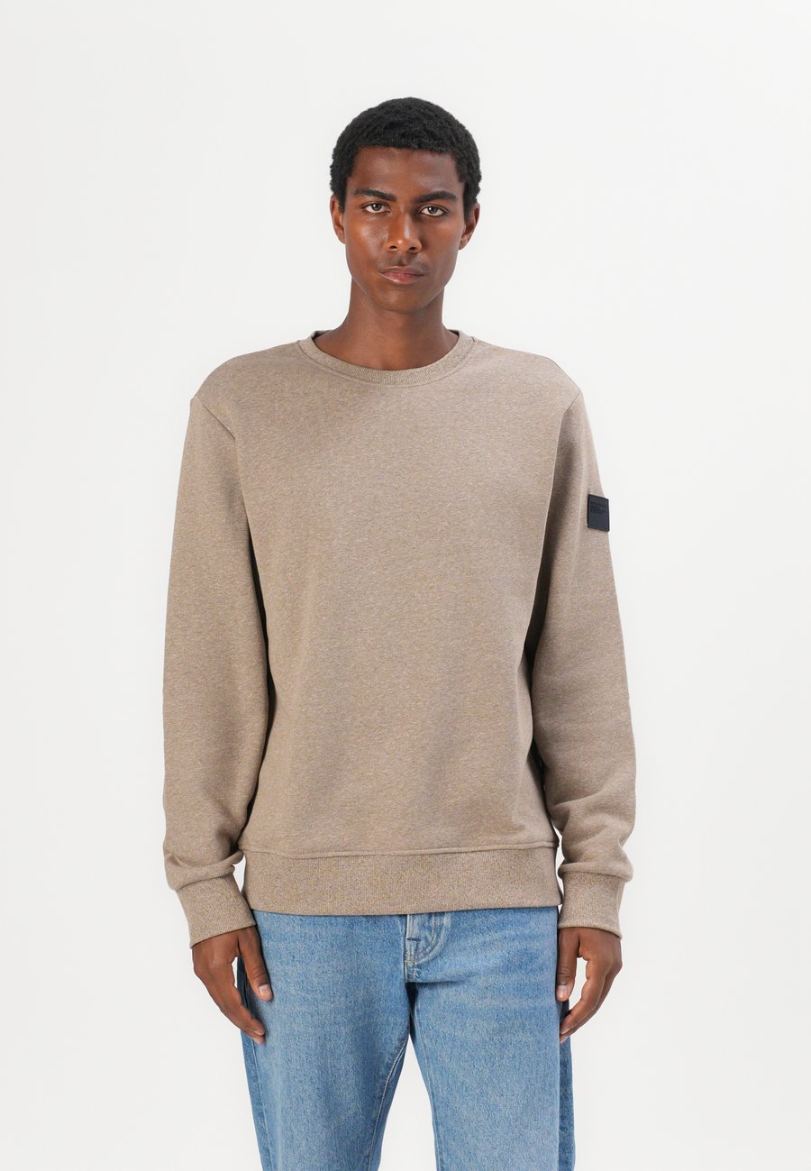 

Толстовка TOM TAILOR STRUCTURED CREW NECK, Palm Cashmere Structure/Taupe
