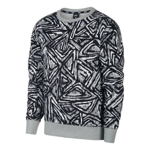 

Толстовка Nike SB Skateboard Printed Skate Crew 'Black Grey', черный