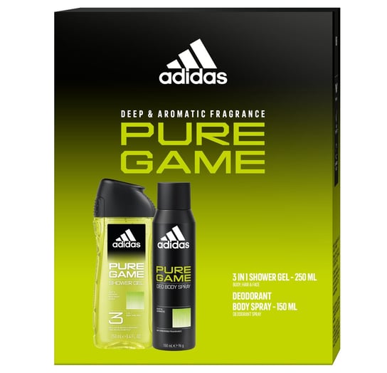 

Косметический набор, 2 шт. Adidas, Pure Game