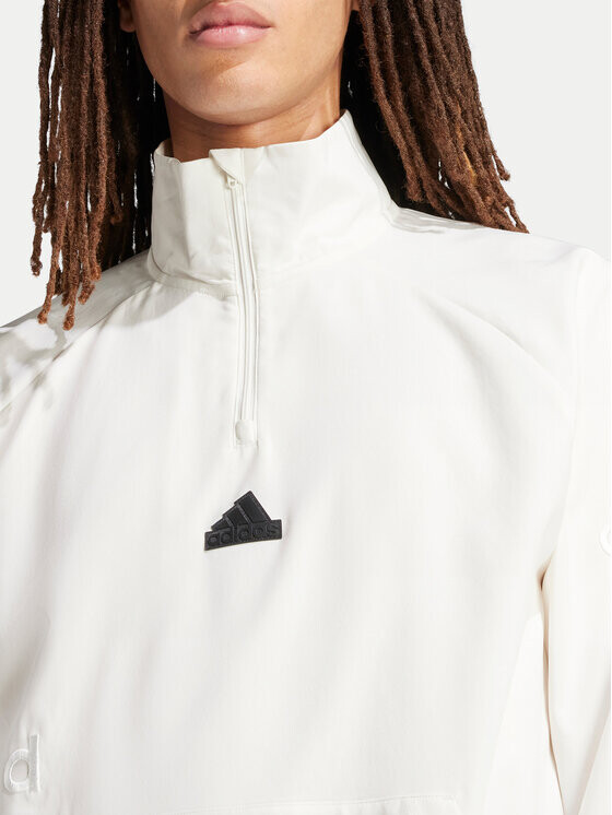 Толстовка стандартного кроя Adidas, белый — фото 4