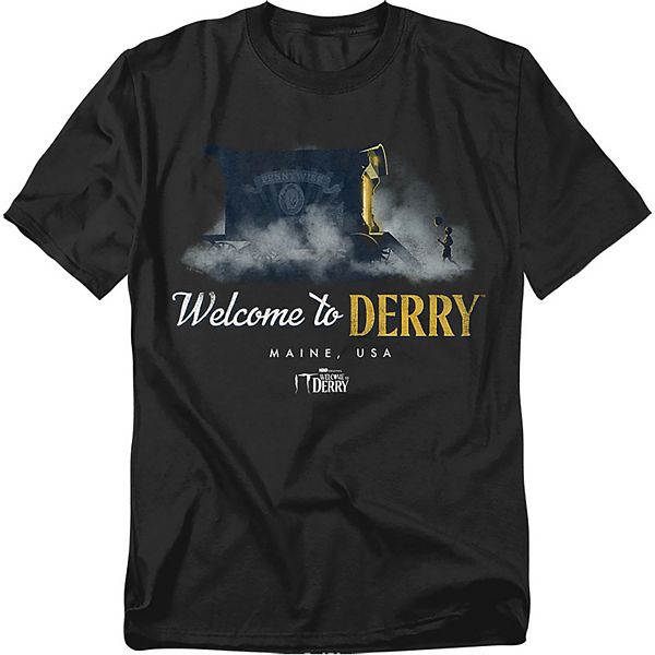 

Футболка с принтом Big & tall welcome to derry Licensed Character