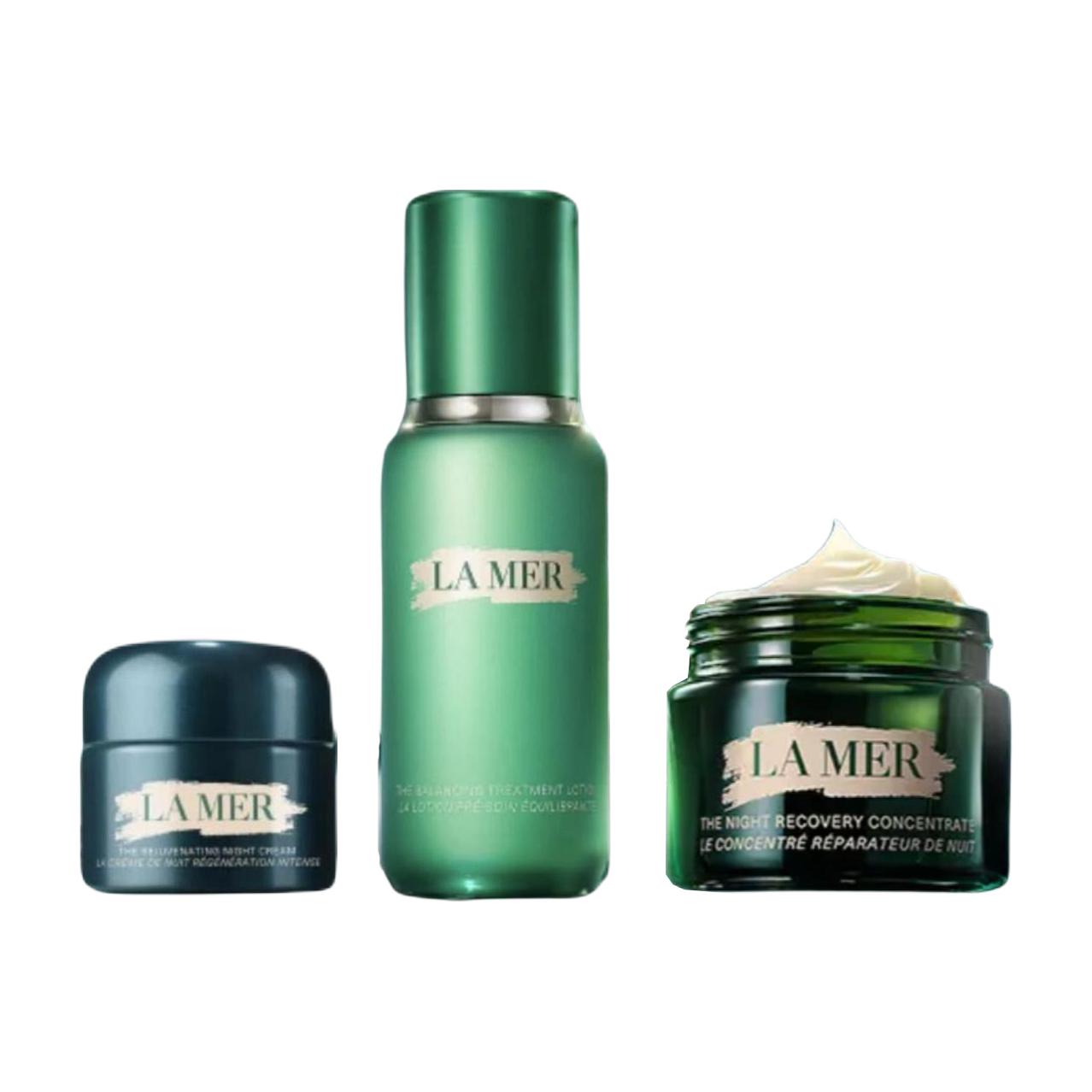 

Hailanzhimi восстанавливающий набор для ухода за кожей освежающий и увлажняющий 150мл+15мл+30мл LA MER