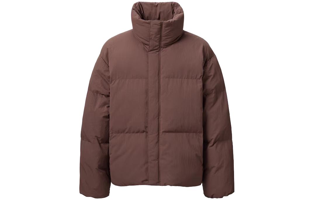 Куртка-пуховик FW23 U Series унисекс UNIQLO, коричневый — фото 3
