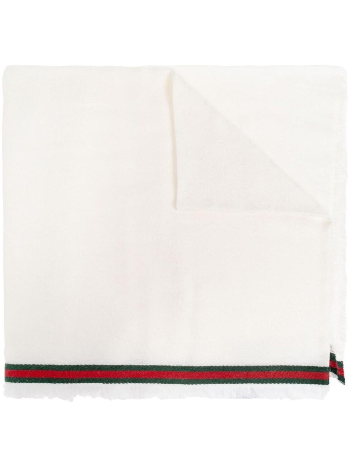 

Gucci шарф с отделкой GG Web, нейтральный цвет