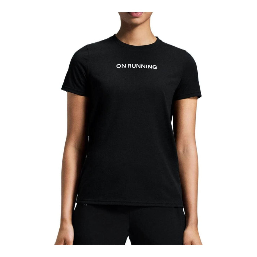 

Футболка (WMNS) On Running Run-T T-Shirt 'Black', черный