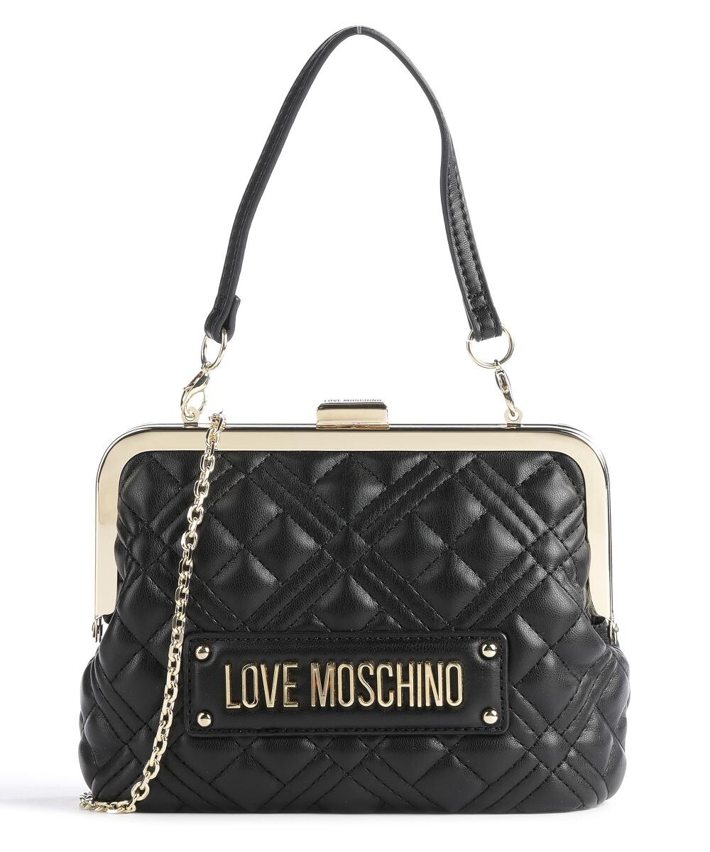 

Стеганая сумка через плечо из искусственной кожи Love Moschino, черный