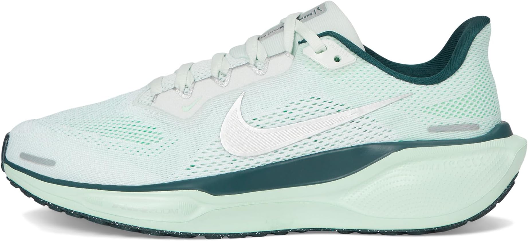Кроссовки Nike Pegasus 41, цвет Ghost Aqua/Metallic Silver/Mint Foam — фото 4