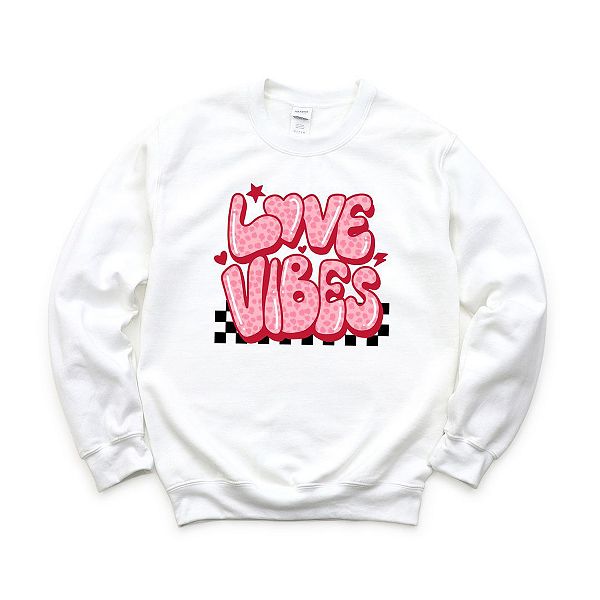 

Свитшот Love vibes stars в клетку Simply Sage Market