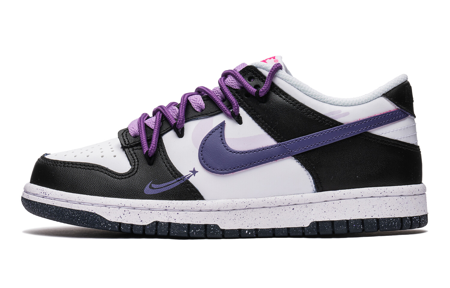 

Кроссовки Nike Dunk Skateboarding Shoes Women's Low-top Purple, черный