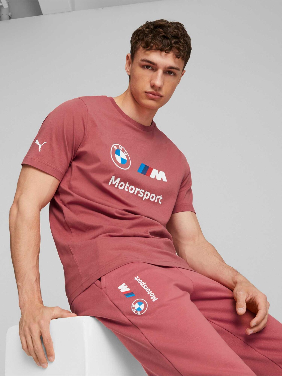 

Футболка Puma BMW MMS ESS Logo, красный