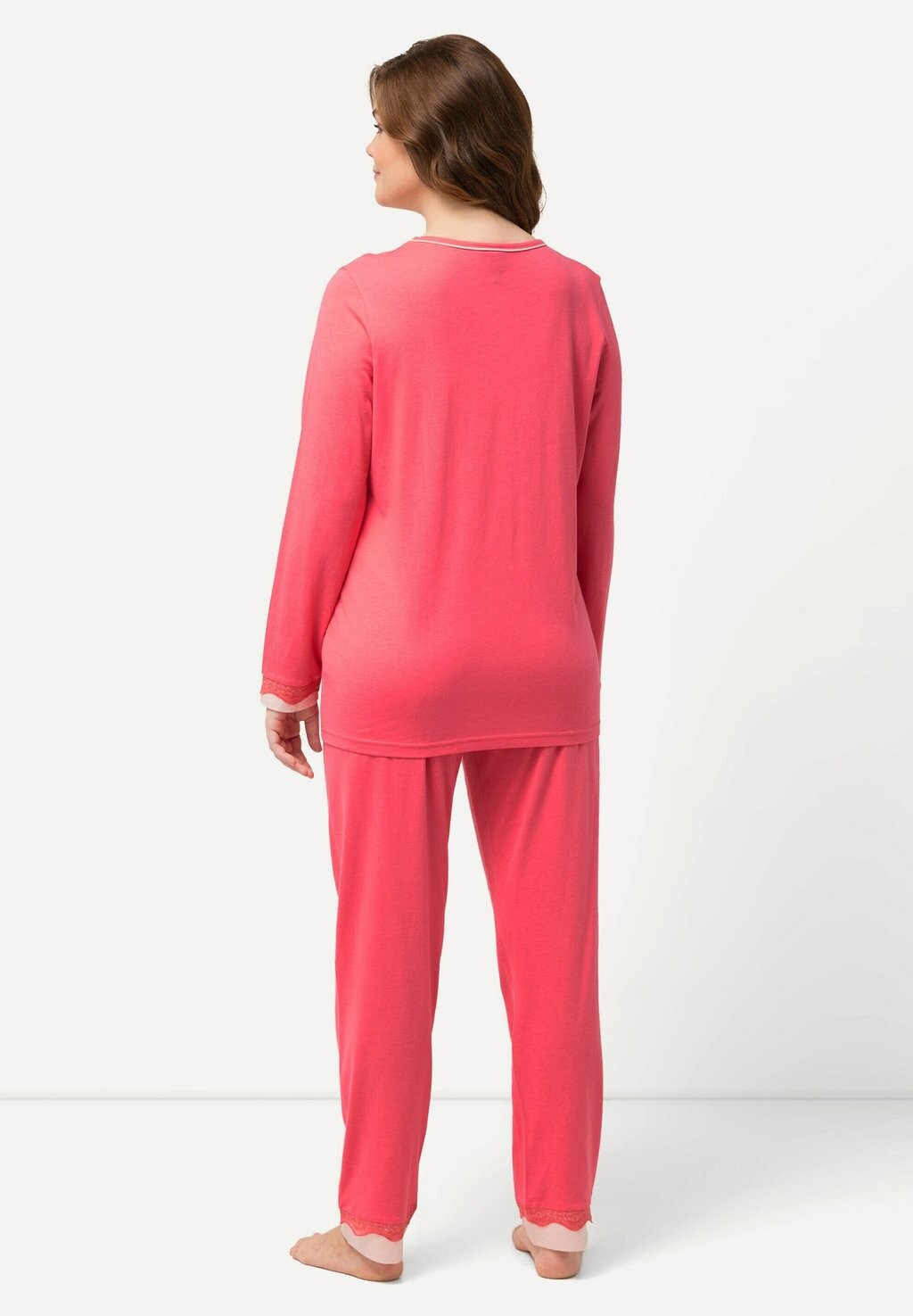 

Пижамный комплект Ulla Popken, светло-красный