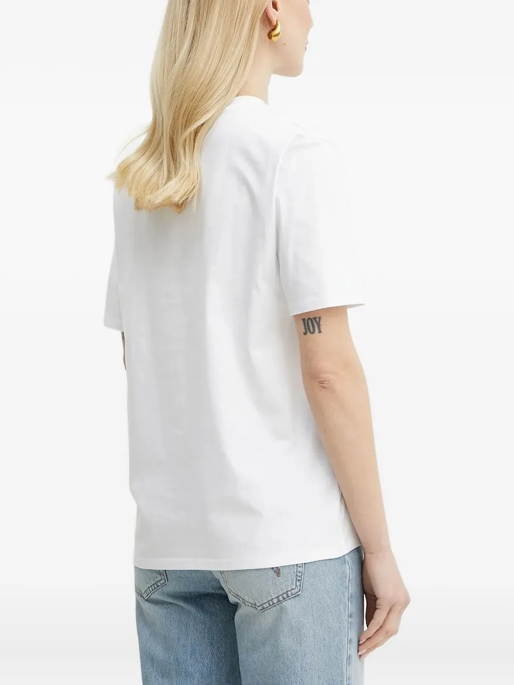 

Футболка с круглым вырезом и принтом Patrizia Pepe, белый