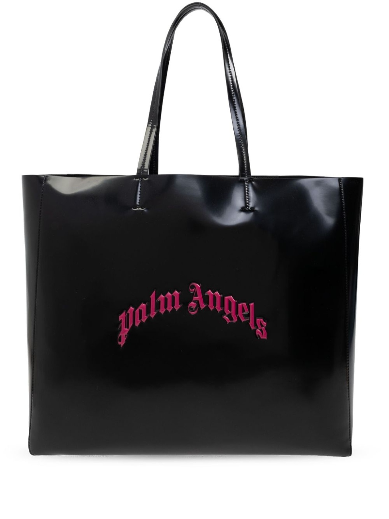 

Palm Angels сумка-тоут Curved Logo, черный