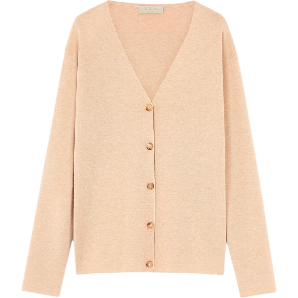 

FW25 Кашемировый свитер женский Loro Piana, papaya