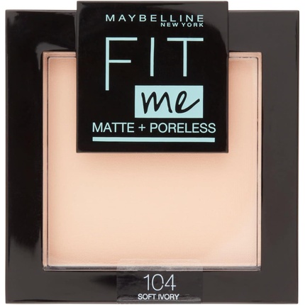 

Матовая и беспористая пудра для лица Fit Me 104 Soft Ivory 8.2G, Maybelline New York