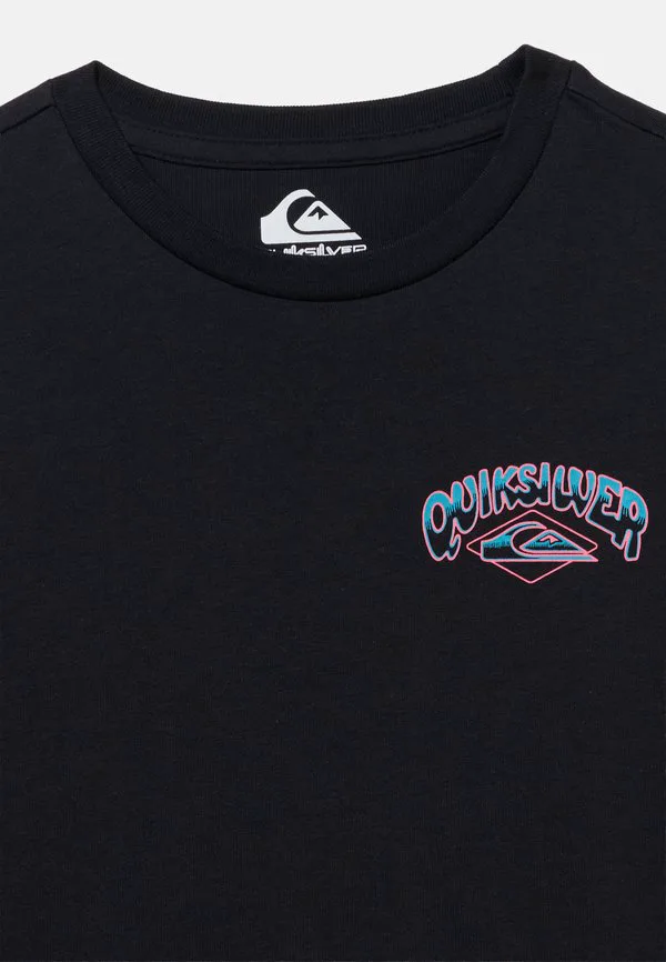Футболка унисекс с принтом «горизонт пальм». Quiksilver, Anthracite — фото 4