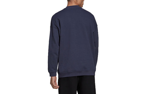 Толстовка Men's adidas originals Lock Up Crew Sports Round Neck Pullover Dark Grey Navy Blue, мультиколор — фото 2