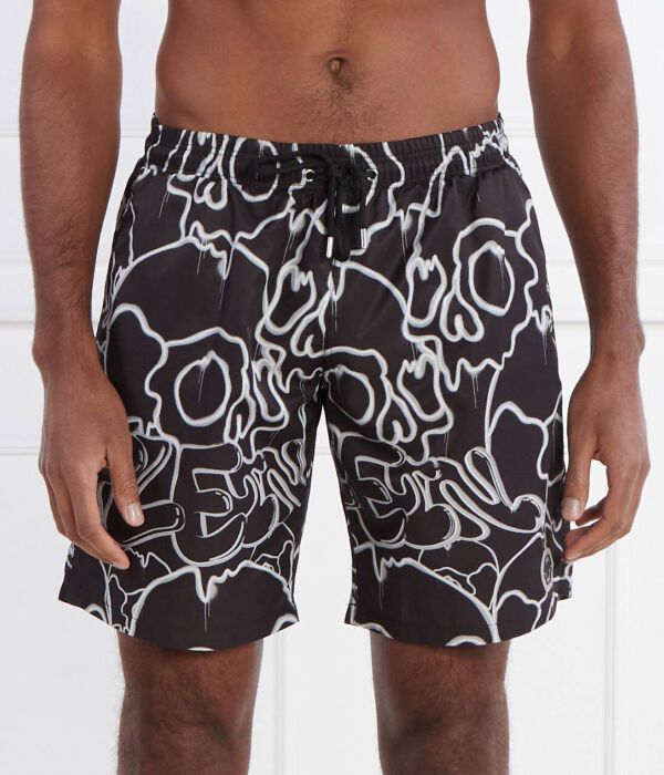 

Плавки-Шорты с черепом Regular fit Philipp Plein, черный