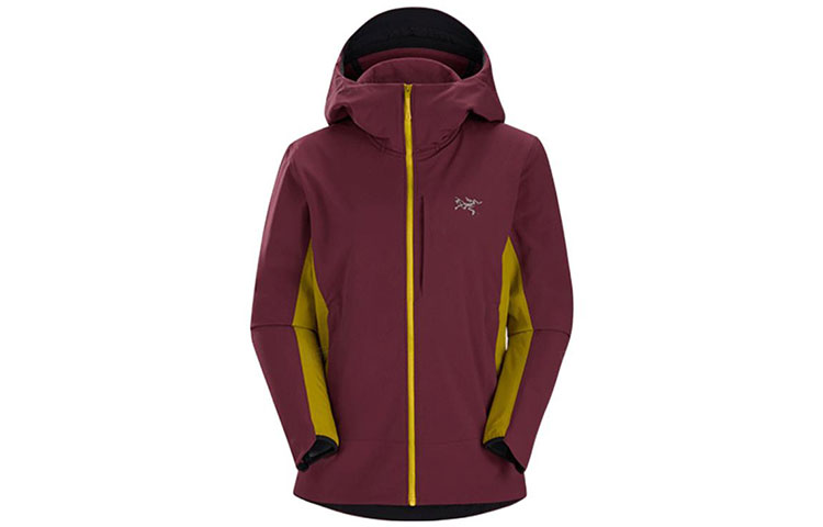 

Arcteryx Женская ветровка для походов и активного отдыха, Ox Blood Red/Wing Sheath Green/Rhapsody/Elytron