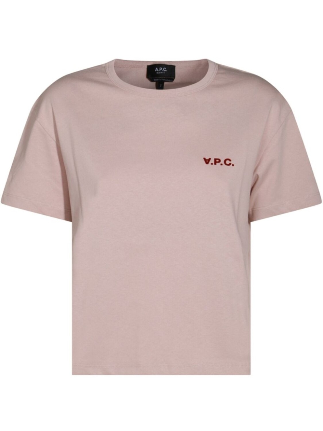 

Футболка с логотипом APC A.P.C., розовый