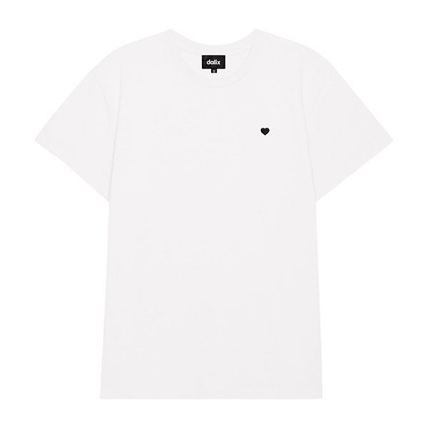 

Женская футболка Lil Heart для повседневной носки Dalix, White, Белый, Женская футболка Lil Heart для повседневной носки Dalix, White