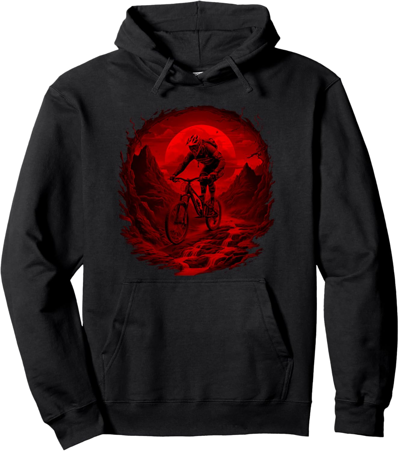 

Худи для горного велосипеда Downhill Mountain Bike from Hell Mtb Downhill Bike Rider Outdoor Mountainbike, черный