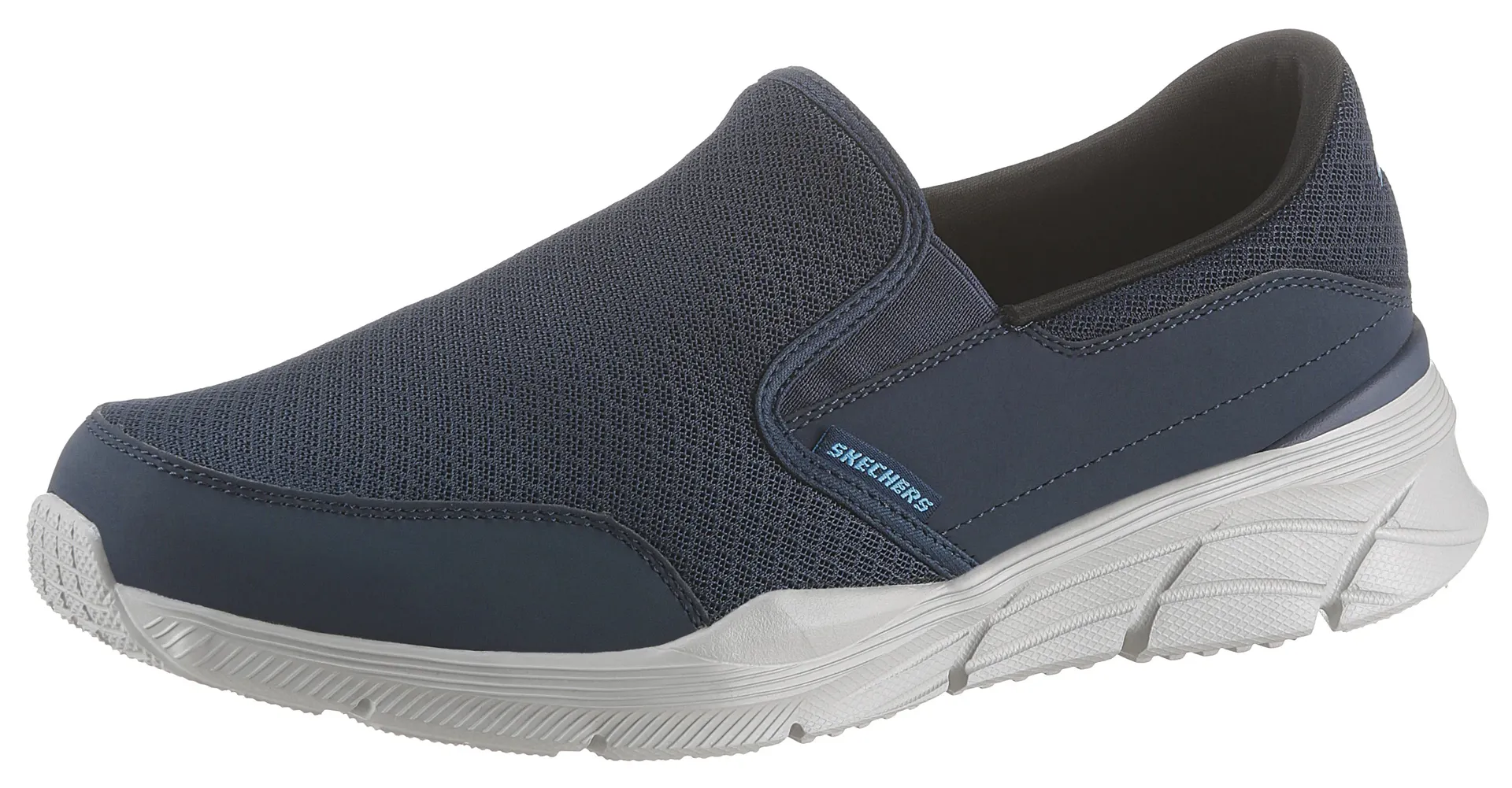 

Кроссовки Skechers Slip-On "Equalizer", слипоны, повседневная обувь с эффектом пены с эффектом памяти с воздушным охлаждением, цвет морской волны