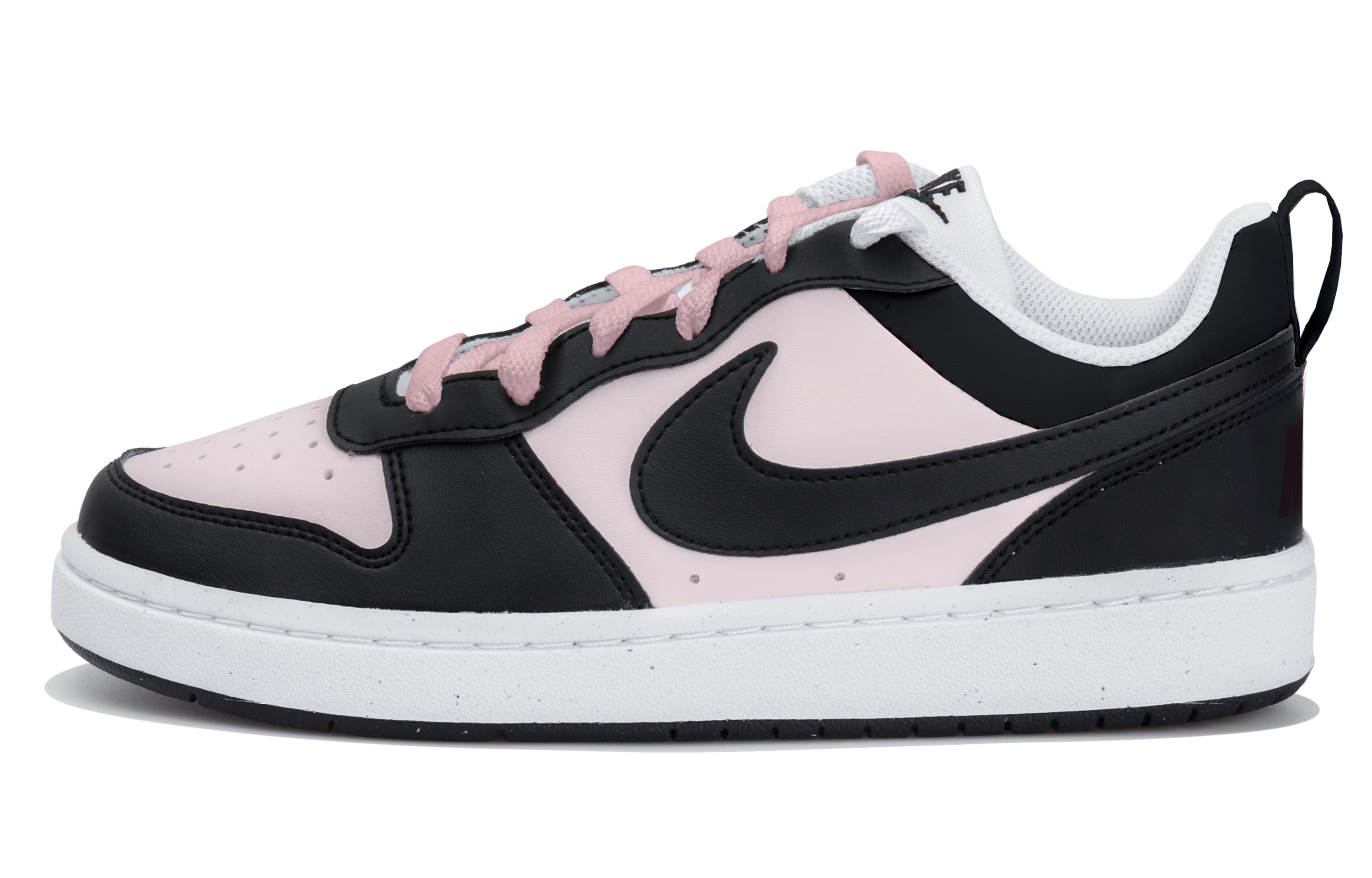 

Низкие детские кроссовки для скейтбординга Court Borough для подростков Nike, белый/розовый/черный