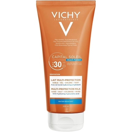 

Ideal Soleil Увлажняющее многофункциональное молочко Spf30 200 мл, Vichy