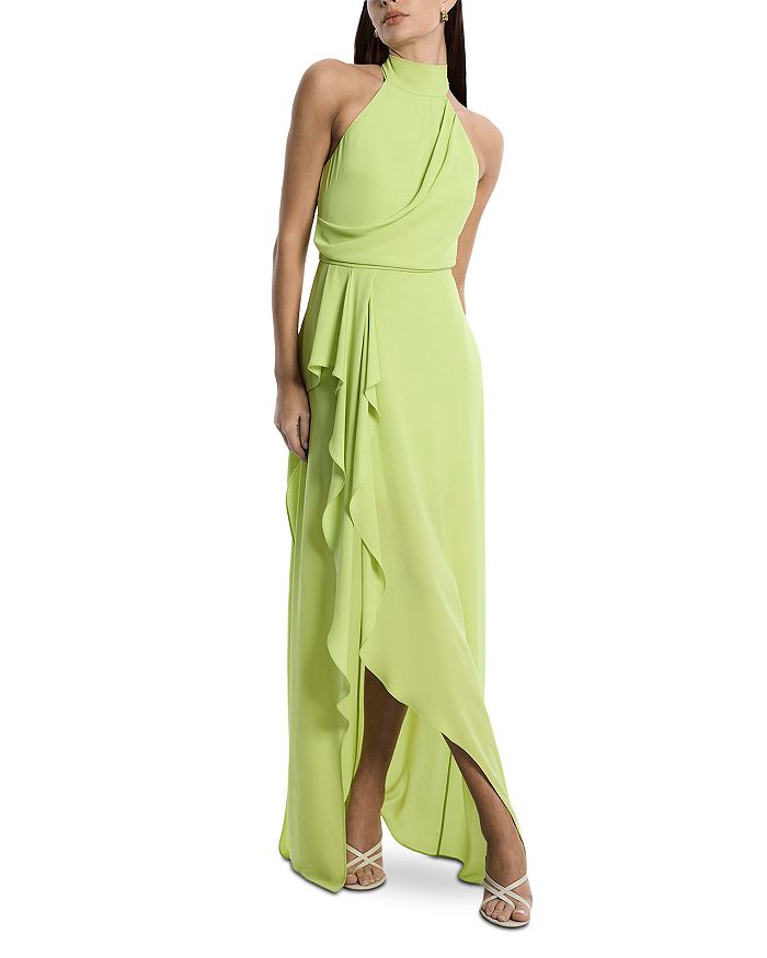 

BCBG Платье с запахом на бретелях BCBGMAXAZRIA, зеленый