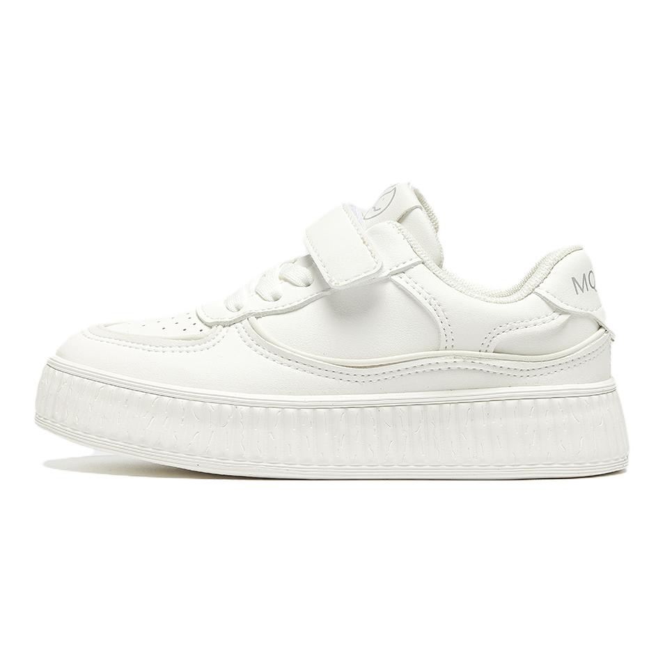 

Нескользящие, износостойкие, дышащие, легкие низкие детские кроссовки для скейтбординга. MQD, белый