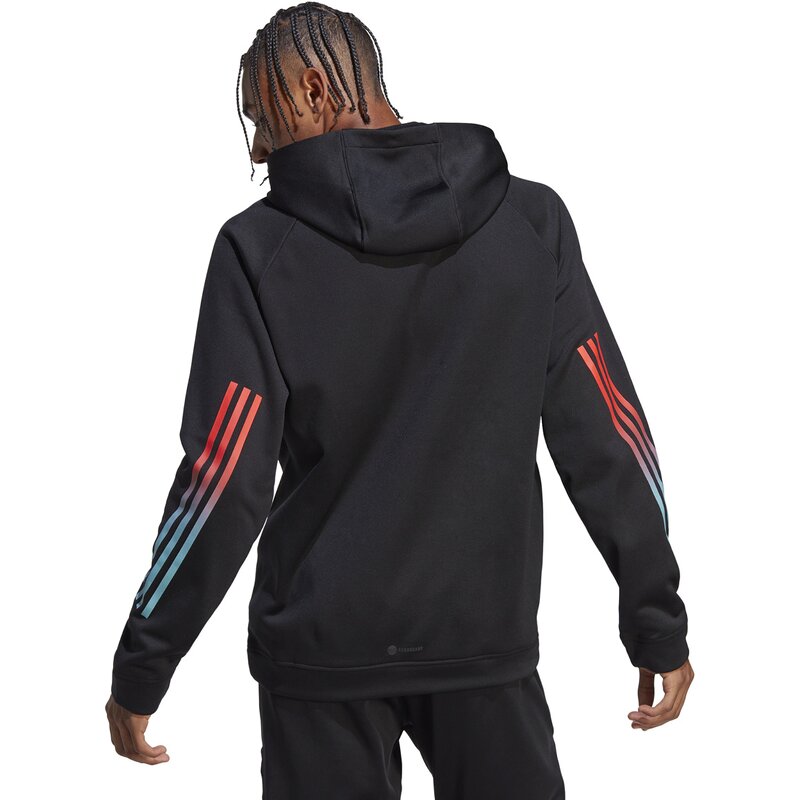Kapuzensweat ti 3s hoodie Adidas, черный — фото 3