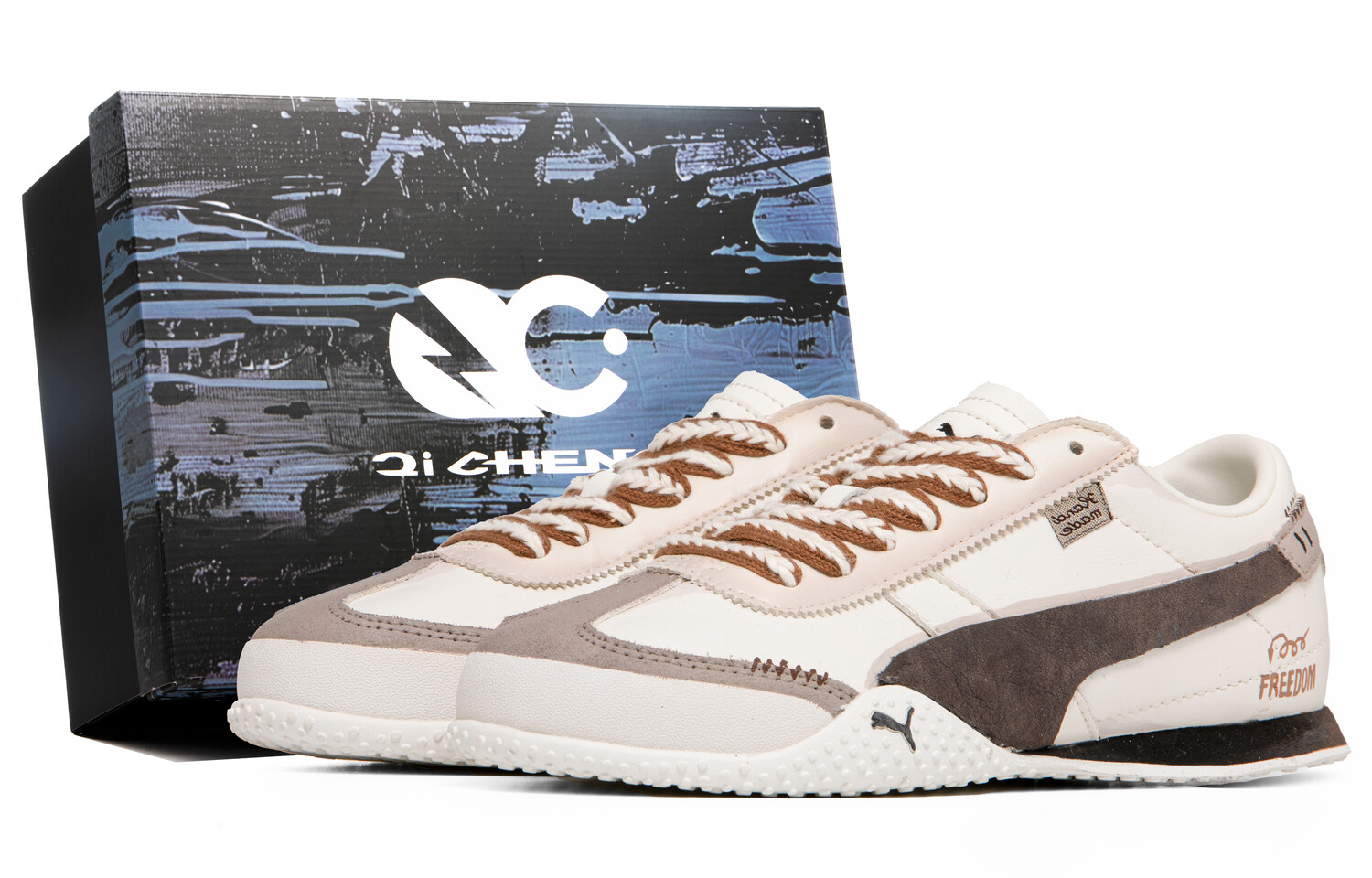 

Кроссовки Bella Lifestyle Shoes Unisex Low-Top Белый/Кофейный/Коричневый Puma