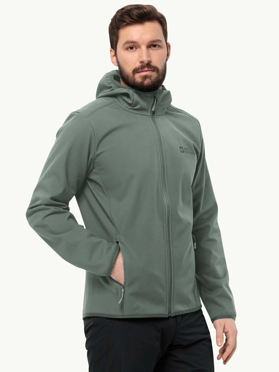 

Куртка Jack Wolfskin BORNBERG HOODY M, зеленый