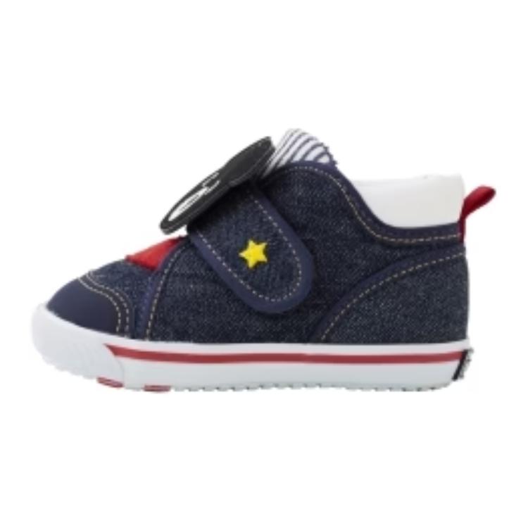 

Высокие детские повседневные кроссовки для детей от 3 до 7 лет MIKI HOUSE, синий