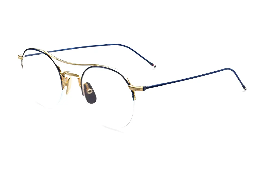 

THOM BROWNE Авиаторские очки унисекс, Marine Blue