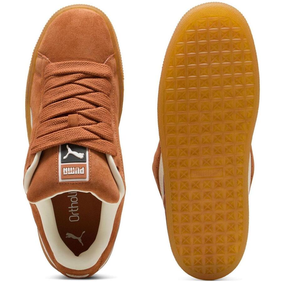 Кроссовки Puma Suede Xl Ocean, коричневые, мужские — фото 2