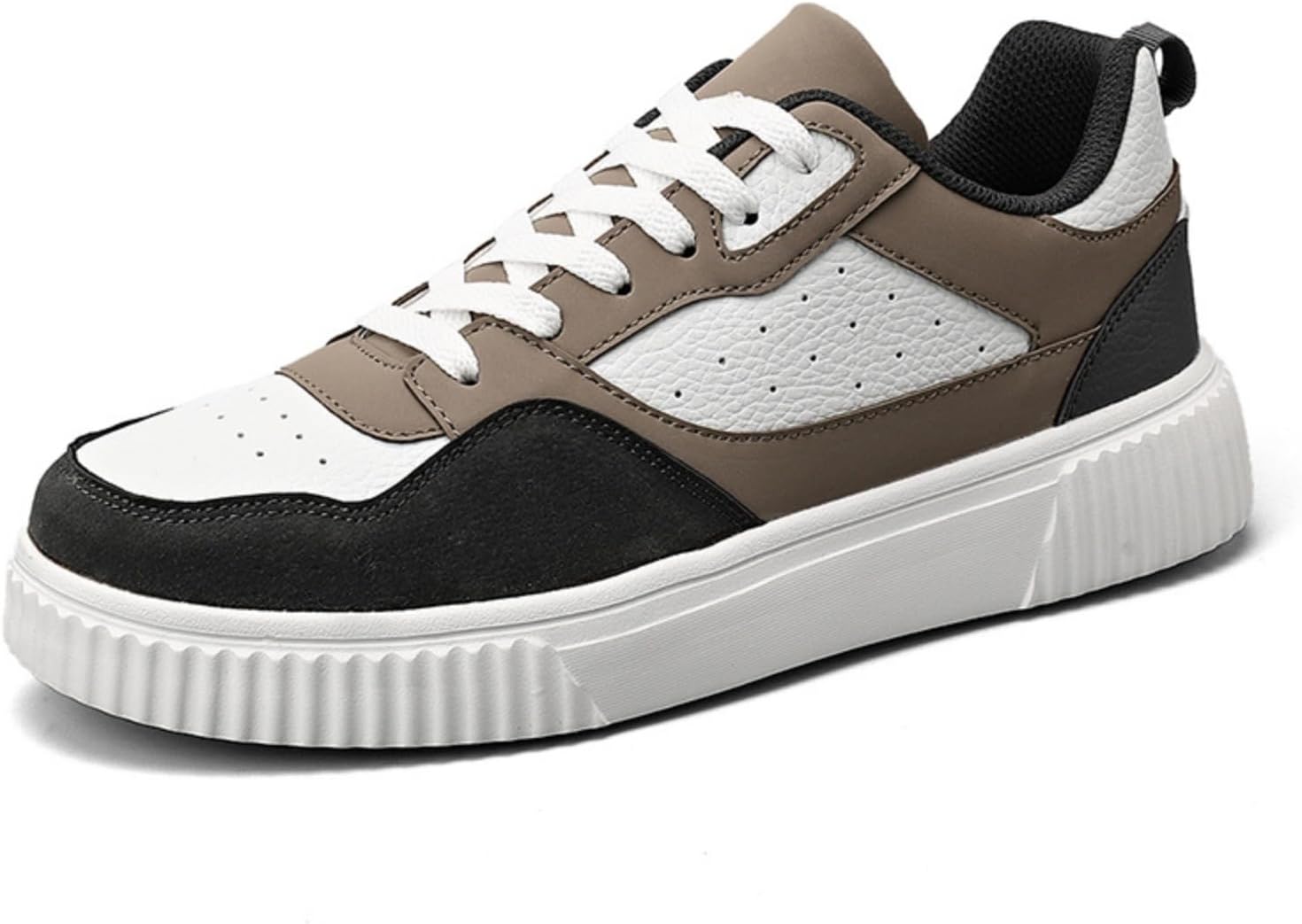 

Мужские белые кроссовки на платформе, стильная повседневная обувь с ретро-дизайном, легкие и дышащие кроссовки для ежедневной носки Aokisx
