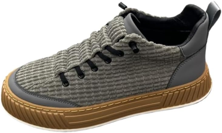 

Кроссовки Clolinde Casual Low Top для мужчин- удобный верх, легкий для ношения на свежем воздухе и повседневной ношению, серый