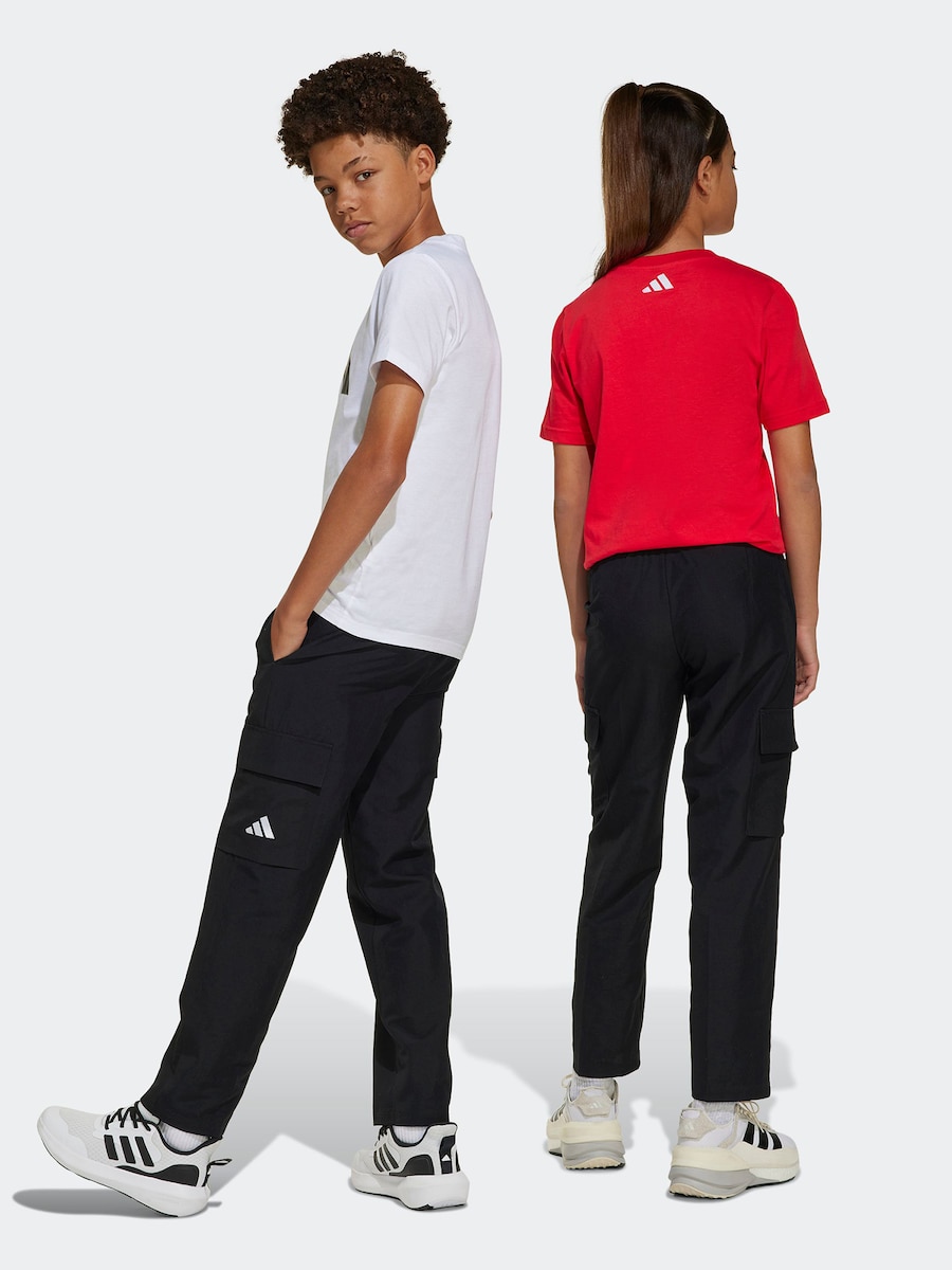 Свободные спортивные брюки ADIDAS SPORTSWEAR, черный — фото 3