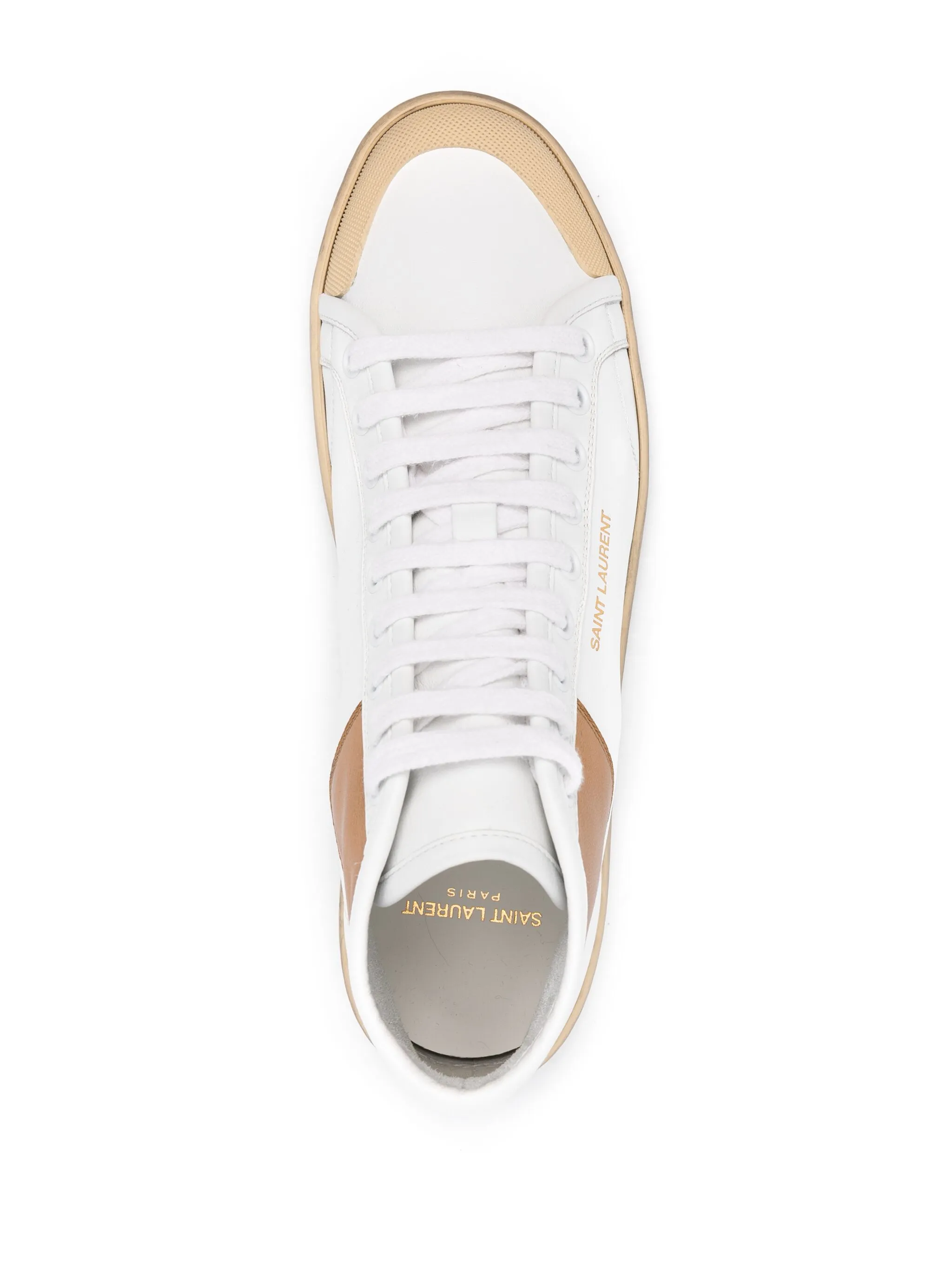 Кеды Court Classic SL/39 Saint Laurent, белый — фото 4
