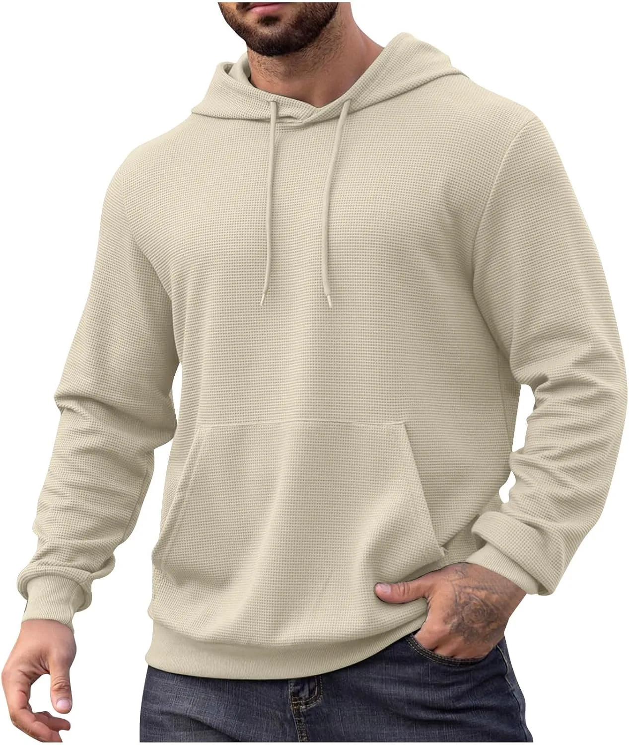 

Мужской свитшот с капюшоном и карманом-кенгуру AGWOLF