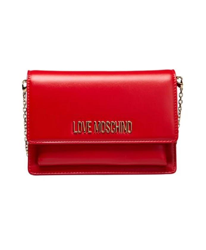 

Сумка через плечо с цепочкой Love Moschino, красный
