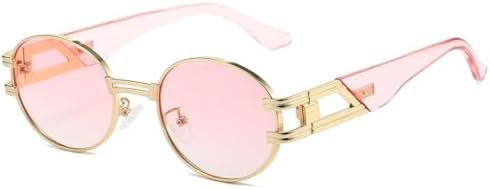 

Поляризованные полуободковые круглые солнцезащитные очки для женщин, мужские солнцезащитные очки для женщин с защитой от УФ-излучения UV400, C103, один размер MTZJH, One Color